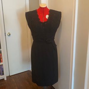 Seamstress Made Black Formal Dress